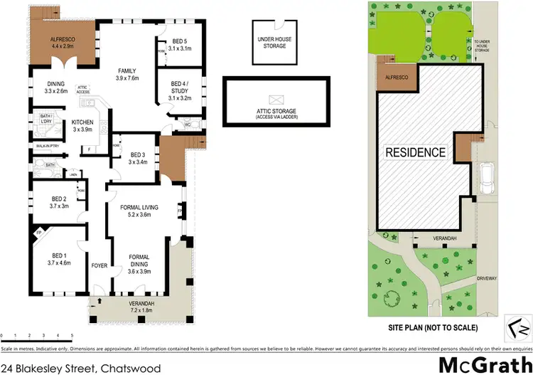 Floorplan of Homely house listing, 24 Blakesley Street, Chatswood NSW 2067