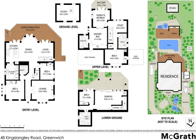 Floorplan of Homely house listing, 48 Kingslangley Road, Greenwich NSW 2065