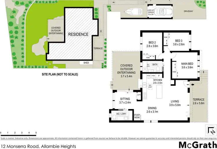 Floorplan of Homely house listing, 12 Monserra Road, Allambie Heights NSW 2100