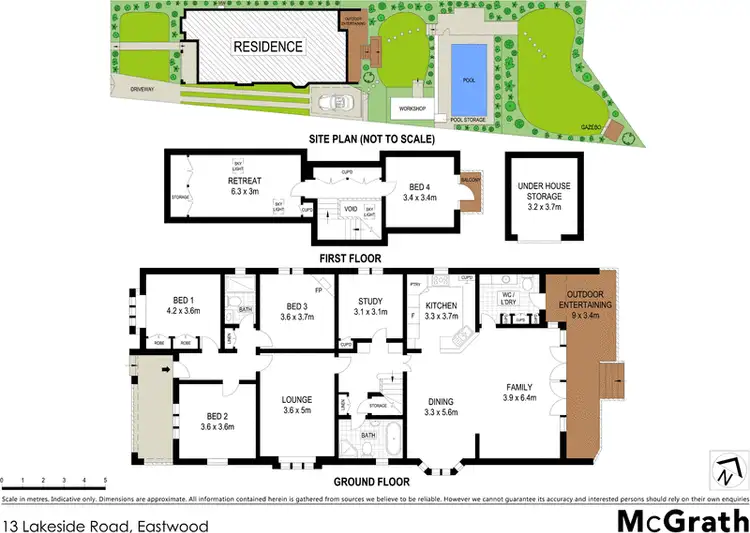 Floorplan of Homely house listing, 13 Lakeside Road, Eastwood NSW 2122