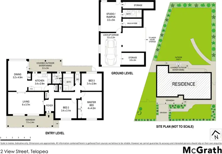 Floorplan of Homely house listing, 2 View Street, Telopea NSW 2117