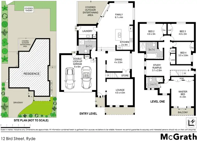 Floorplan of Homely house listing, 12 Bird Street, Ryde NSW 2112