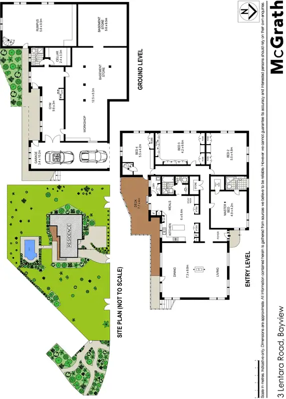 Floorplan of Homely house listing, 3 Lentara Road, Bayview NSW 2104