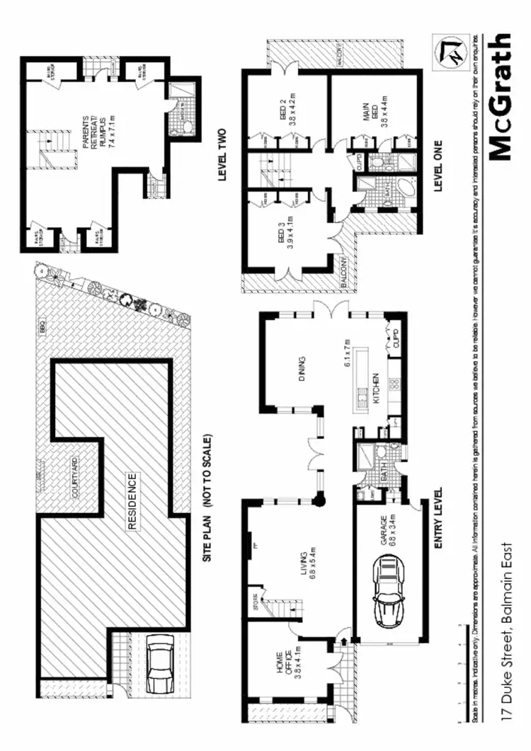 Floorplan of Homely house listing, 17 Duke Street, Balmain East NSW 2041