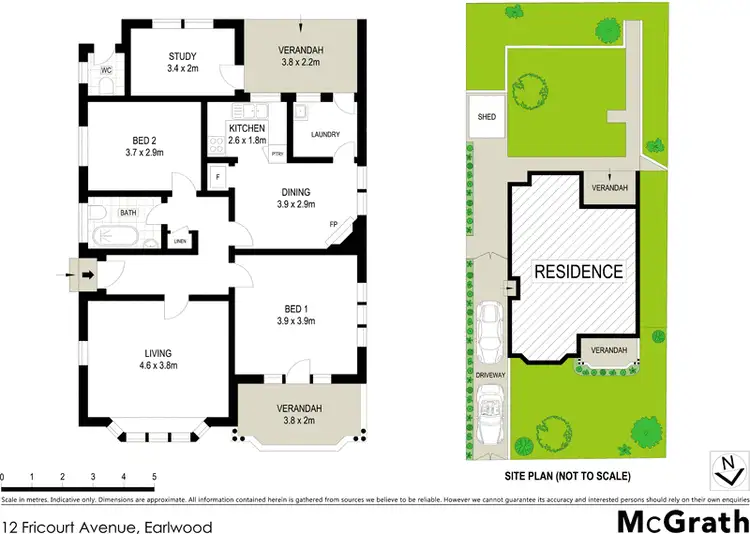 Floorplan of Homely house listing, 12 Fricourt Avenue, Earlwood NSW 2206