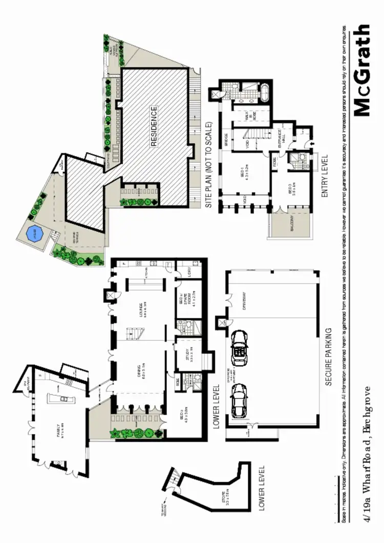Floorplan of Homely apartment listing, 4/19A Wharf Road, Birchgrove NSW 2041