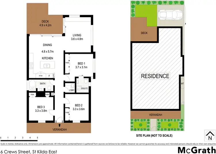Floorplan of Homely house listing, 6 Crews Street, St Kilda East VIC 3183