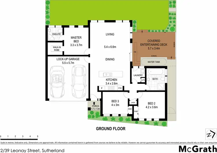 Floorplan of Homely villa listing, 2/39 Leonay Street, Sutherland NSW 2232