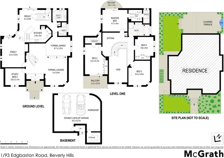 Floorplan of Homely house listing, 1/93 Edgbaston Road, Beverly Hills NSW 2209