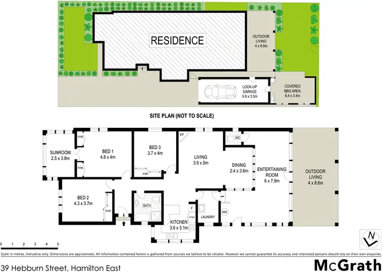 Floorplan of Homely house listing, 39 Hebburn Street, Hamilton East NSW 2303