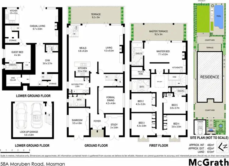 Floorplan of Homely house listing, 58A Moruben Road, Mosman NSW 2088