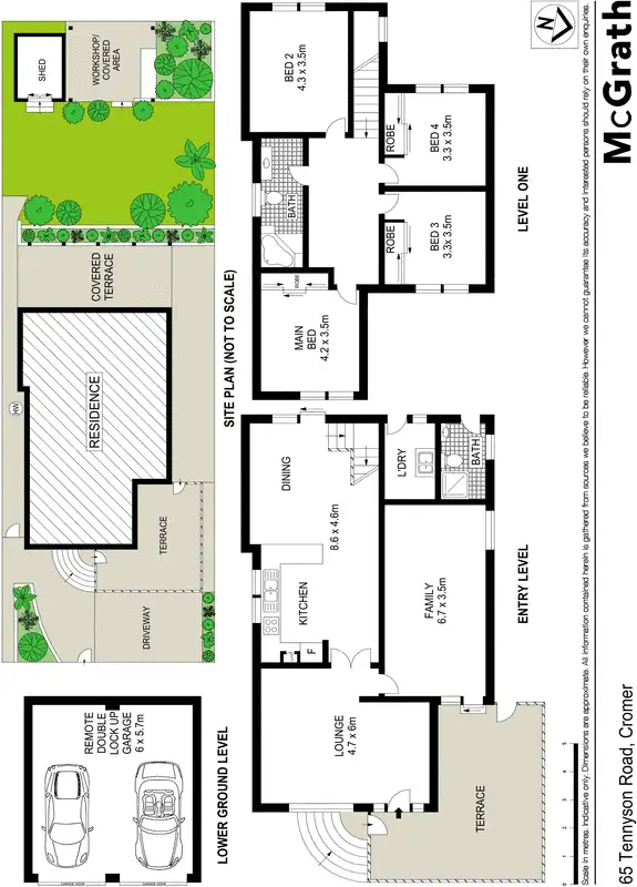 Floorplan of Homely house listing, 65 Tennyson Road, Cromer NSW 2099