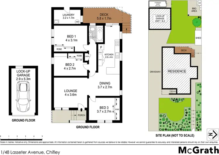 Floorplan of Homely house listing, 1/48 Lasseter Avenue, Chifley NSW 2036