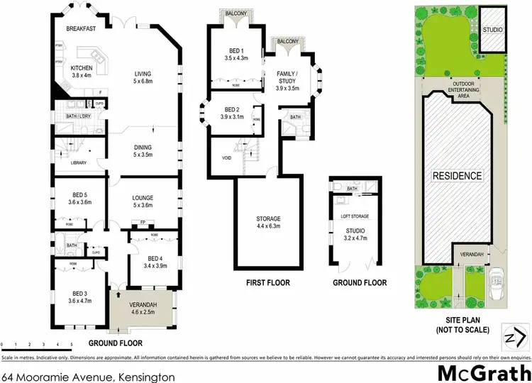 Floorplan of Homely house listing, 64 Mooramie Avenue, Kensington NSW 2033