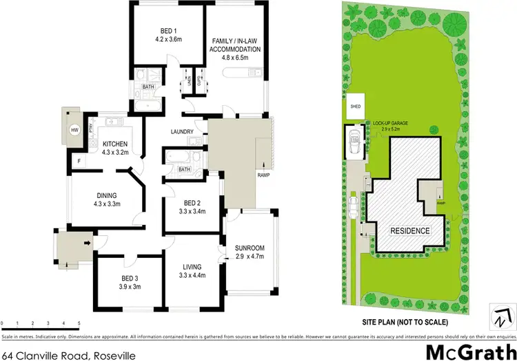 Floorplan of Homely house listing, 64 Clanville Road, Roseville NSW 2069