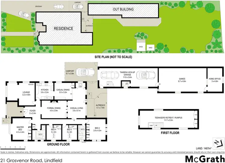 Floorplan of Homely house listing, 21 Grosvenor Road, Lindfield NSW 2070