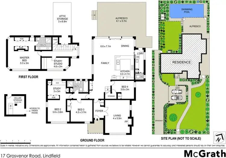 Floorplan of Homely house listing, 17 Grosvenor Road, Lindfield NSW 2070