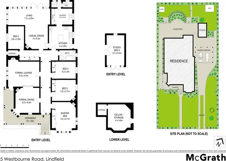 Floorplan of Homely house listing, 5 Westbourne Road, Lindfield NSW 2070