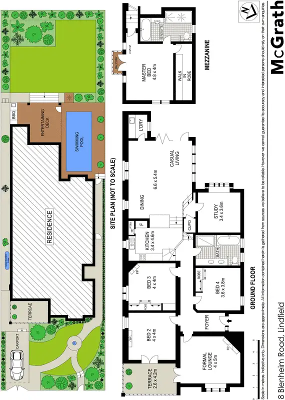 Floorplan of Homely house listing, 8 Blenheim Road, Lindfield NSW 2070