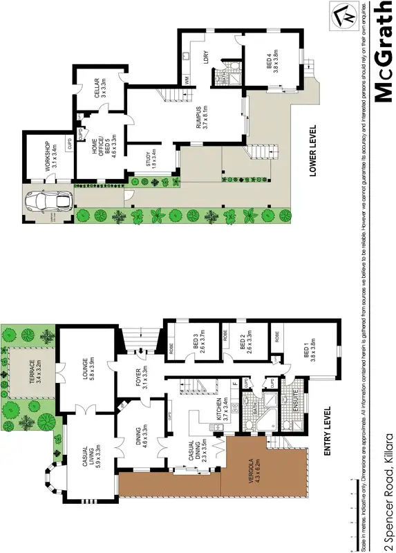 Floorplan of Homely house listing, 2 Spencer Road, Killara NSW 2071