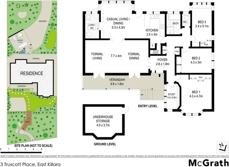 Floorplan of Homely house listing, 3 Truscott Place, East Killara NSW 2071