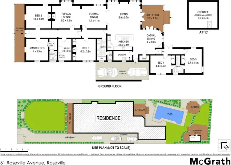 Floorplan of Homely house listing, 61 Roseville Avenue, Roseville NSW 2069