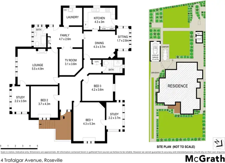 Floorplan of Homely house listing, 4 Trafalgar Avenue, Roseville NSW 2069
