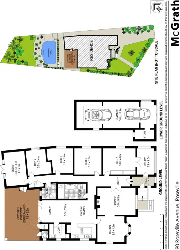 Floorplan of Homely house listing, 90 Roseville Avenue, Roseville NSW 2069