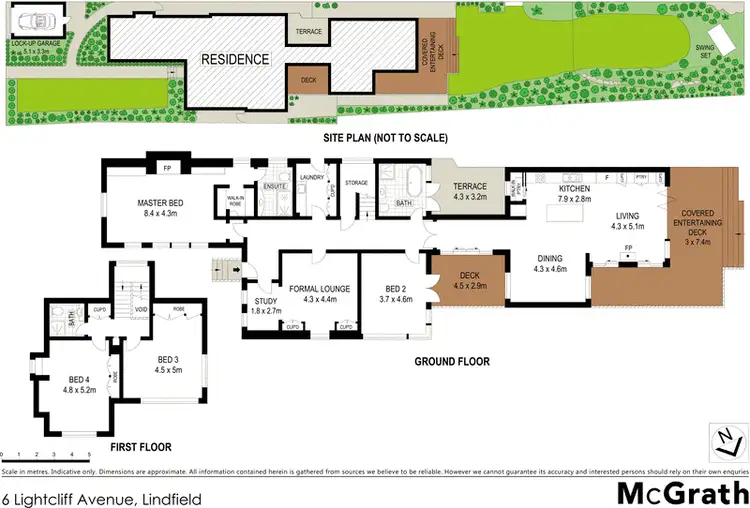 Floorplan of Homely house listing, 6 Lightcliff Avenue, Lindfield NSW 2070