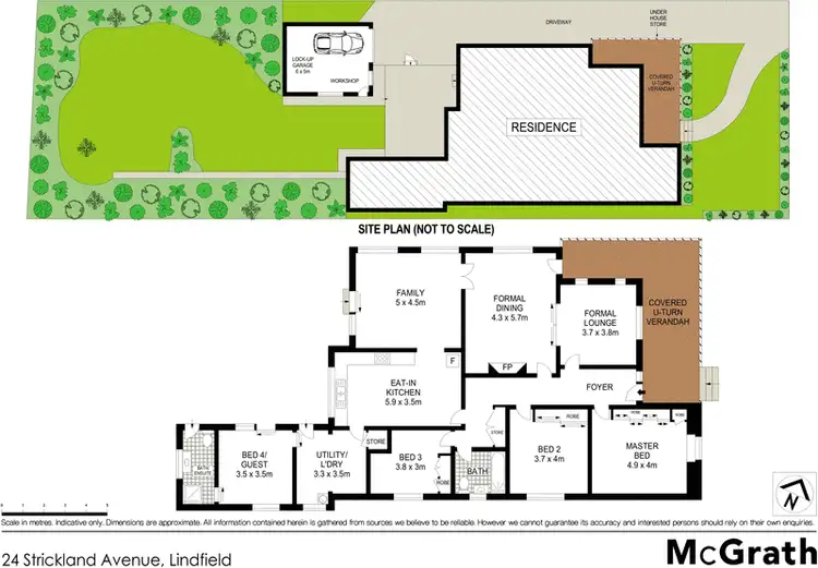 Floorplan of Homely house listing, 24 Strickland Avenue, Lindfield NSW 2070