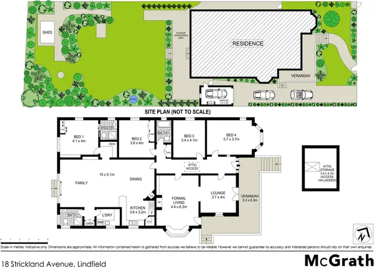 Floorplan of Homely house listing, 18 Strickland Avenue, Lindfield NSW 2070