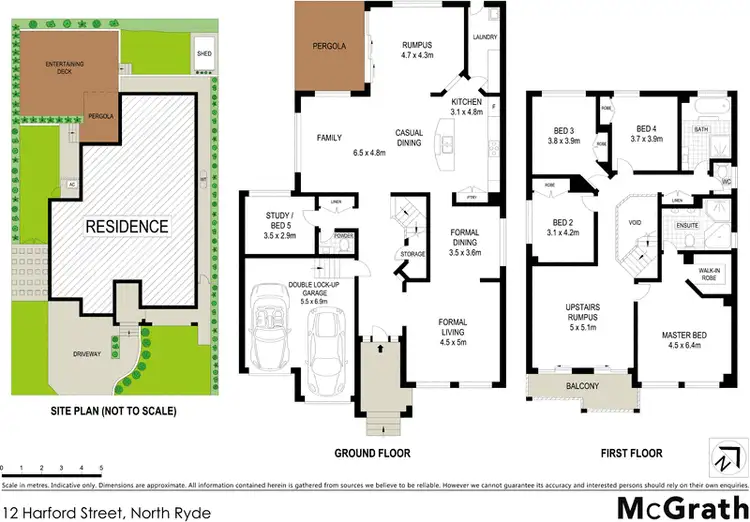 Floorplan of Homely house listing, 12 Harford Street, North Ryde NSW 2113