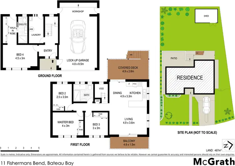 Floorplan of Homely house listing, 11 Fishermens Bend, Bateau Bay NSW 2261