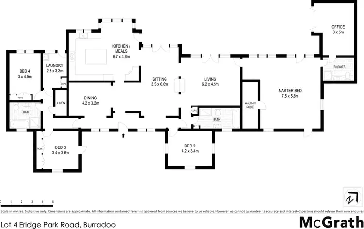 Floorplan of Homely house listing, Lot 4 Eridge Park Road, Burradoo NSW 2576