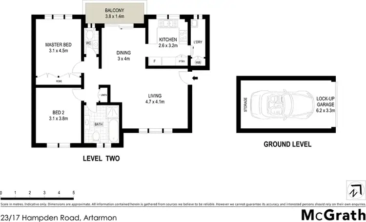 Floorplan of Homely apartment listing, 23/17 Hampden Road, Artarmon NSW 2064