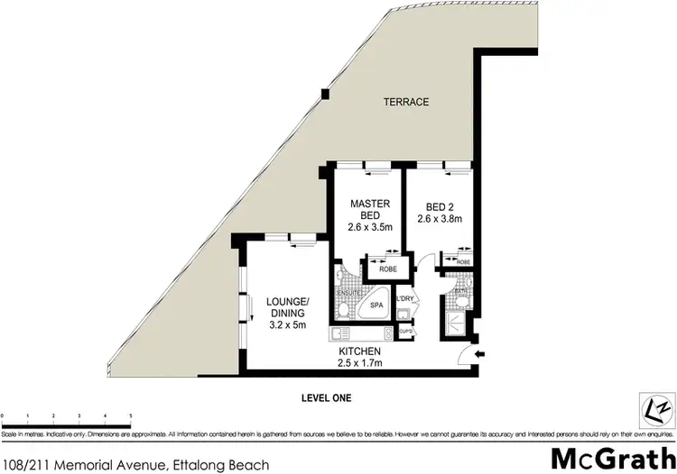 Floorplan of Homely apartment listing, 108/211 Memorial Avenue, Ettalong Beach NSW 2257