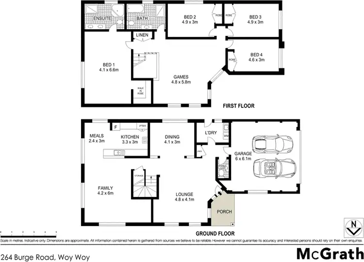 Floorplan of Homely house listing, 264 Burge Road, Woy Woy NSW 2256
