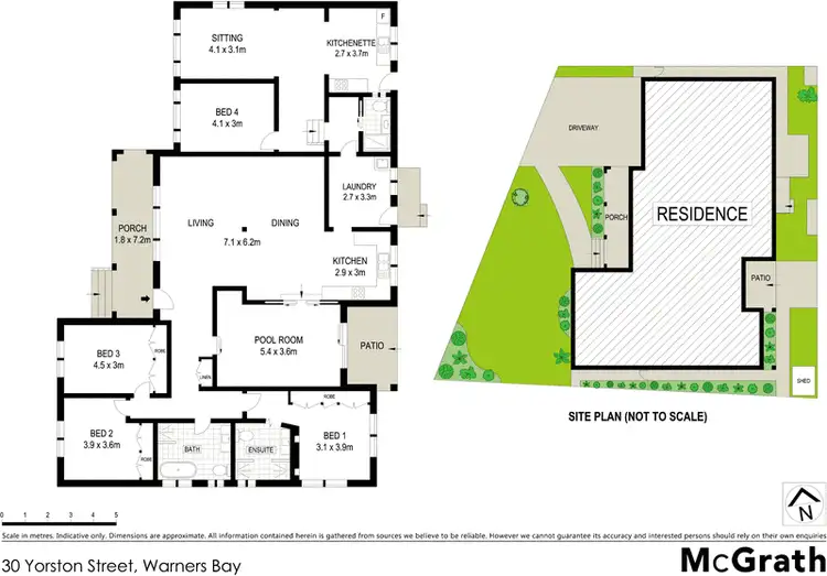 Floorplan of Homely house listing, 30 Yorston Street, Warners Bay NSW 2282