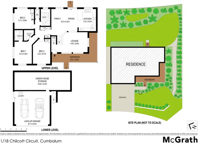 Floorplan of Homely house listing, 1/18 Chilcott Circuit, Cumbalum NSW 2478