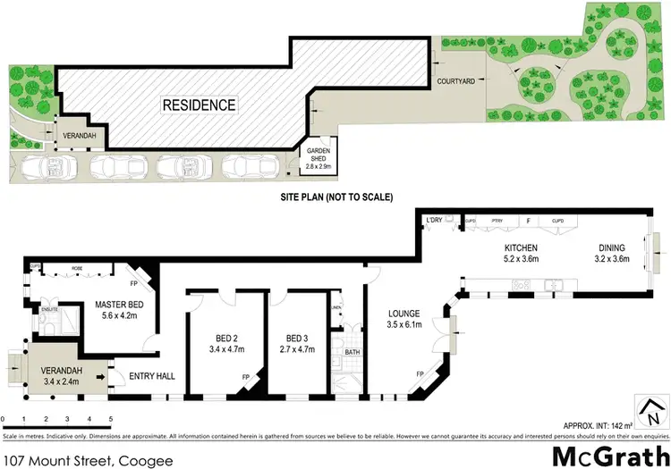 Floorplan of Homely house listing, 107 Mount Street, Coogee NSW 2034