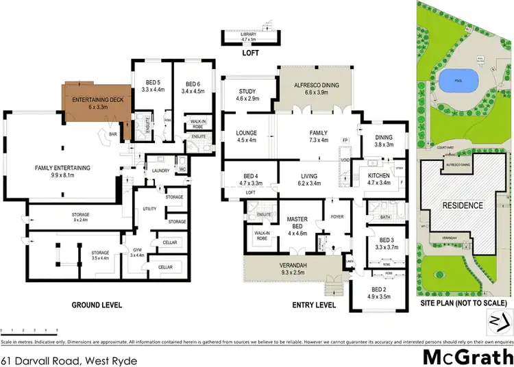 Floorplan of Homely house listing, 61 Darvall Road, West Ryde NSW 2114
