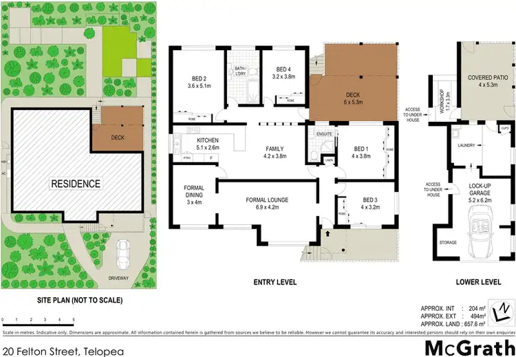 Floorplan of Homely house listing, 20 Felton Street, Telopea NSW 2117