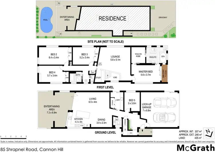 Floorplan of Homely house listing, 85 Shrapnel Road, Cannon Hill QLD 4170