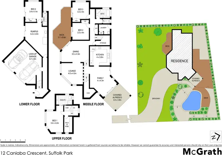 Floorplan of Homely house listing, 12 Caniaba Crescent, Suffolk Park NSW 2481