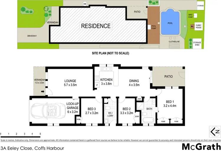 Floorplan of Homely house listing, 3A Eeley Close, Coffs Harbour NSW 2450