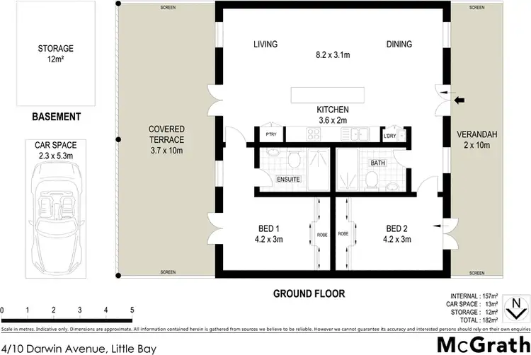 Floorplan of Homely apartment listing, 4/10 Darwin Avenue, Little Bay NSW 2036
