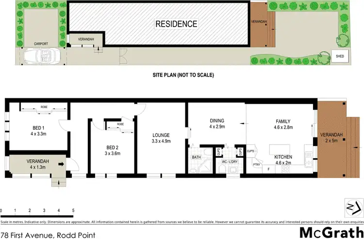 Floorplan of Homely house listing, 78 First Avenue, Rodd Point NSW 2046