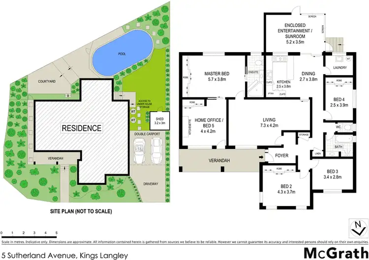 Floorplan of Homely house listing, 5 Sutherland Avenue, Kings Langley NSW 2147