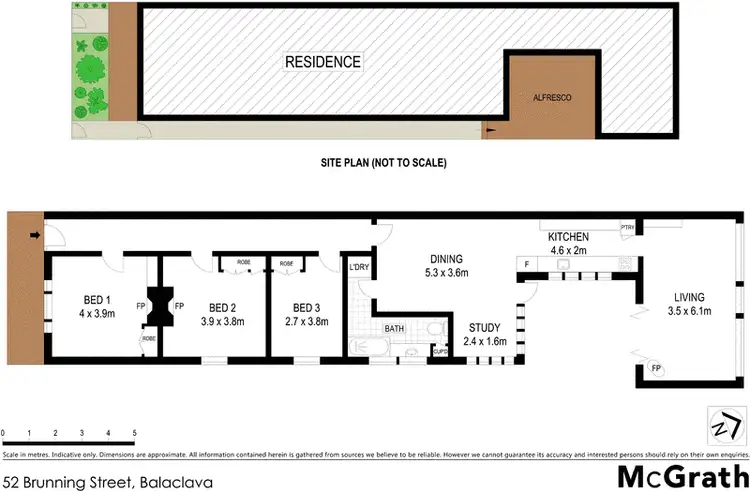 Floorplan of Homely house listing, 52 Brunning Street, Balaclava VIC 3183