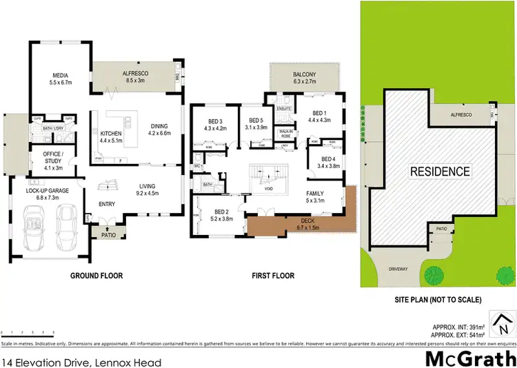 Floorplan of Homely house listing, 14 Elevation Drive, Lennox Head NSW 2478